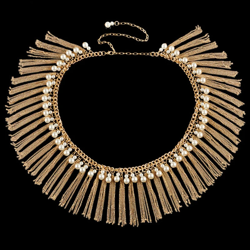2019 Women Belly Dance Accessories Pearls Waist Belt for Dance Belly Chain Jewelry Body Chain Gold for dance
2019 Women Belly Dance Accessories Pearls Waist Belt for Dance Belly Chain Jewelry Body Chain Gold for dance