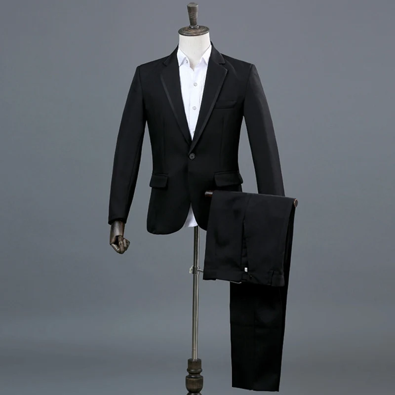 (Jackets+Pants+Bow Tie) Men Luxury Suit Set Notched Lapel Stage Prom Party Mens Champagne Dress Suits Singer Wedding DJ Costumes
(Jackets+Pants+Bow Tie) Men Luxury Suit Set Notched Lapel Stage Prom Party Mens Champagne Dress Suits Singer Wedding DJ Costumes