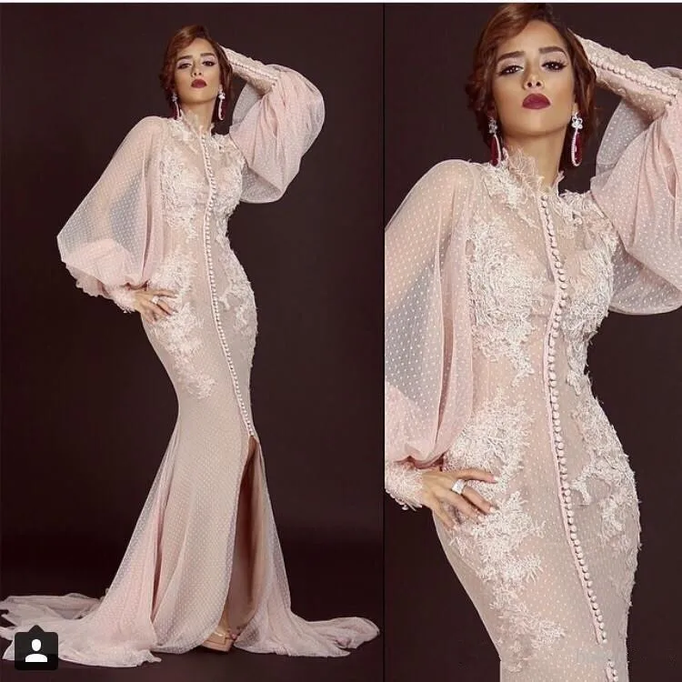 Long Sleeves Muslim Evening Dresses Mermaid High Colalr Tulle Lace Islamic Dubai Saudi Arabic Long Evening Gown Prom Dress
Long Sleeves Muslim Evening Dresses Mermaid High Colalr Tulle Lace Islamic Dubai Saudi Arabic Long Evening Gown Prom Dress