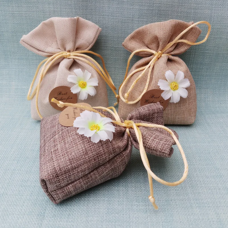 10x14cm Flower Decor Gifts Bags Cotton Linen Drawstring Jewelry Pouches Wedding Christmas Party Favors Packing Bag Pouch
10x14cm Flower Decor Gifts Bags Cotton Linen Drawstring Jewelry Pouches Wedding Christmas Party Favors Packing Bag Pouch