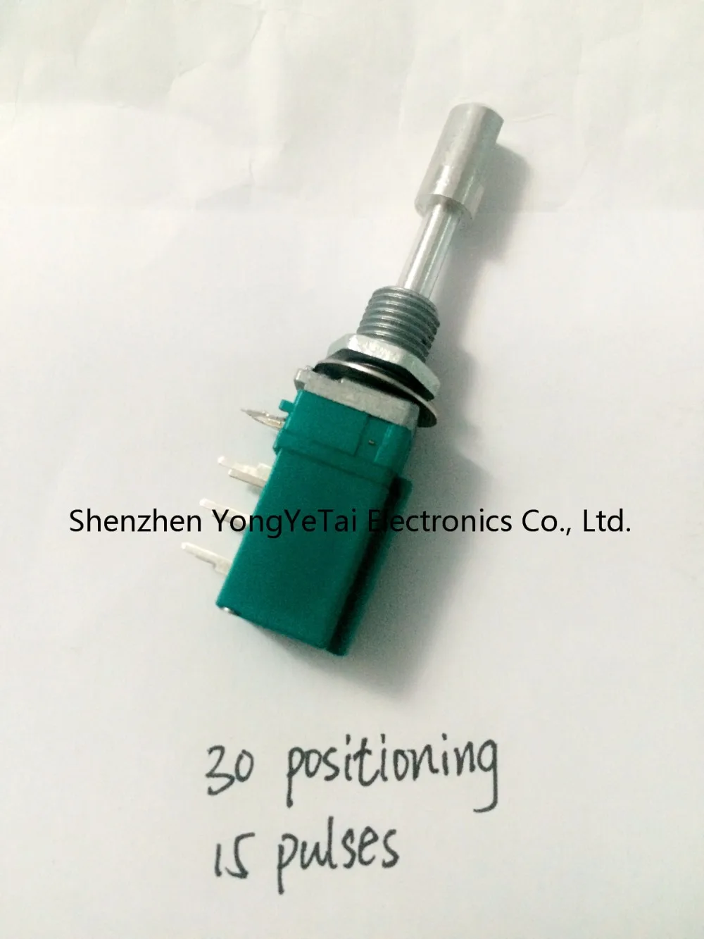 YYT Vertical encoder with push-pull shaft Double self-locking switch 30 positioning number 15 Pulse point
YYT Vertical encoder with push-pull shaft Double self-locking switch 30 positioning number 15 Pulse point