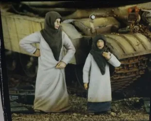 Коллекция 1/35 года 2 мировая война арабские женщины и дети на человек модель