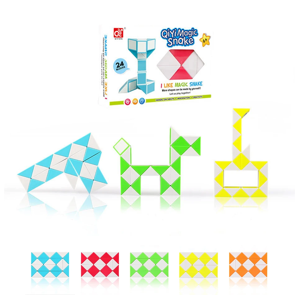 Qiyi 24 Blocks Snake Magic Cube Blocks Snake Twist Puzzle 24 Blocks Magic Ruler Christmas Gifts For Kids
Qiyi 24 Blocks Snake Magic Cube Blocks Snake Twist Puzzle 24 Blocks Magic Ruler Christmas Gifts For Kids