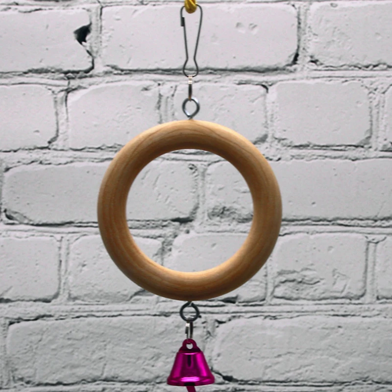 5 pcs Parrot Toys Wooden Rings Bells Hanging Cage Bird Parakeet Swing Chewing Bite Pendant Birds cage accessories Toys Supplies
5 pcs Parrot Toys Wooden Rings Bells Hanging Cage Bird Parakeet Swing Chewing Bite Pendant Birds cage accessories Toys Supplies