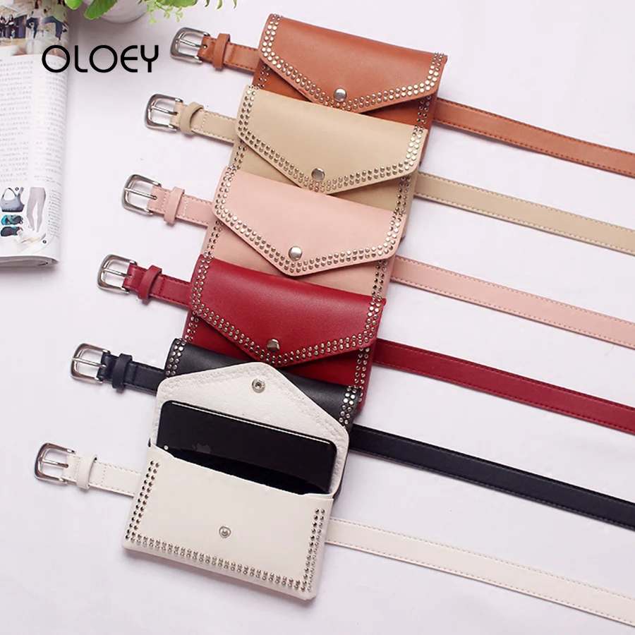2019 Rivet sac banana Women Waist Bag Belt Leather Lady PU Messenger Shoulder Chest Bag Waist Fanny pack with belt detachable
2019 Rivet sac banana Women Waist Bag Belt Leather Lady PU Messenger Shoulder Chest Bag Waist Fanny pack with belt detachable