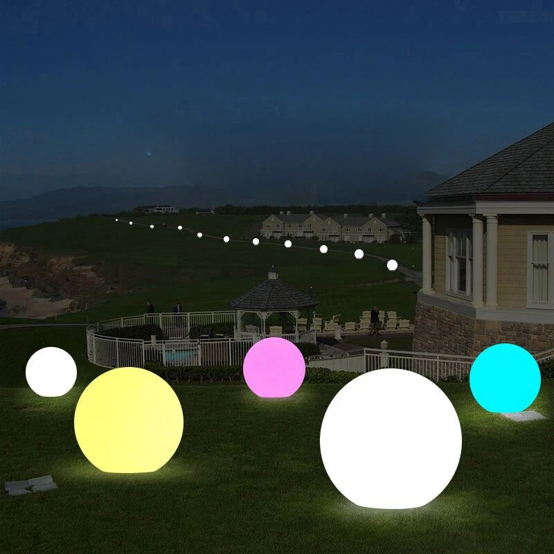 Rechargeable Remote Control Outdoor Garden Light Ball RGB Colorful Lawn LED Floating Ball illuminated Swimming Pool Ball Lights
Rechargeable Remote Control Outdoor Garden Light Ball RGB Colorful Lawn LED Floating Ball illuminated Swimming Pool Ball Lights