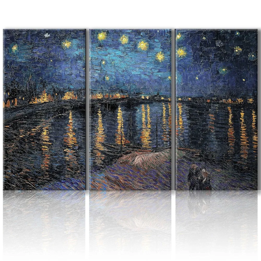 3 Panel impression starry night river scenery canvas printings painting printed on canvas home wall art decoration picture
3 Panel impression starry night river scenery canvas printings painting printed on canvas home wall art decoration picture