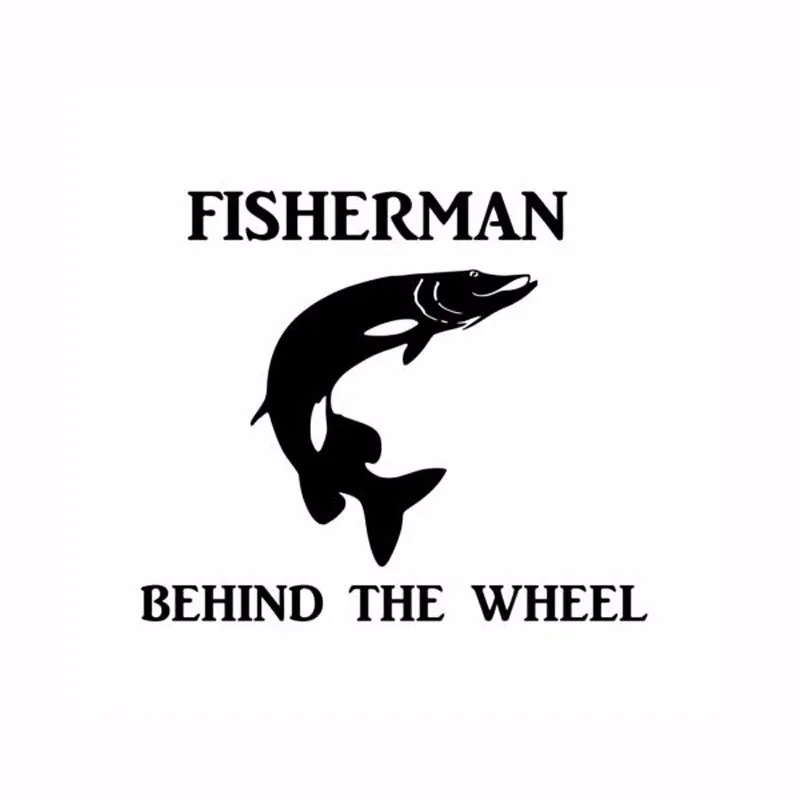 car styling 11.5CM*10CM Personalized Fashion Fishing Behind The Wheel Fisherman Window Stickers
car styling 11.5CM*10CM Personalized Fashion Fishing Behind The Wheel Fisherman Window Stickers