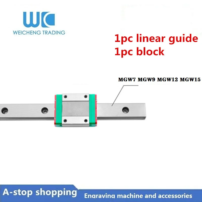 MGW7 MGW12 MGW9 MGW15 L100 150 200 250 300 350 400 450 500 550mm miniature linear rail slide 1pc linear guide 1pc carriage 3d
MGW7 MGW12 MGW9 MGW15 L100 150 200 250 300 350 400 450 500 550mm miniature linear rail slide 1pc linear guide 1pc carriage 3d