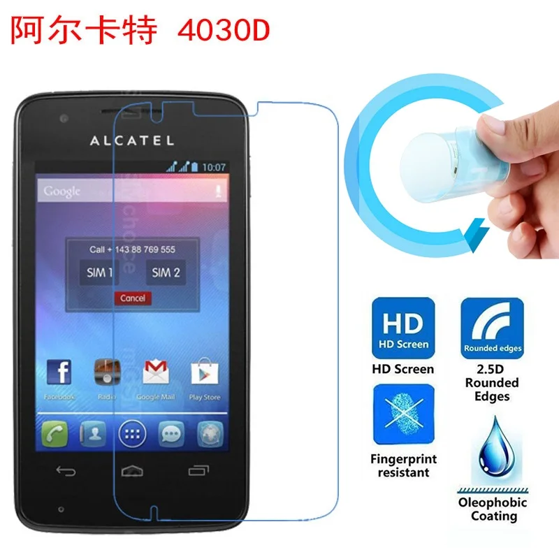 2.5D Ultra-Thin Clear Soft Pet Screen Protective Protector Film for Alcatel One Touch Spop 4030D 4030X / S'pop S pop | Мобильные