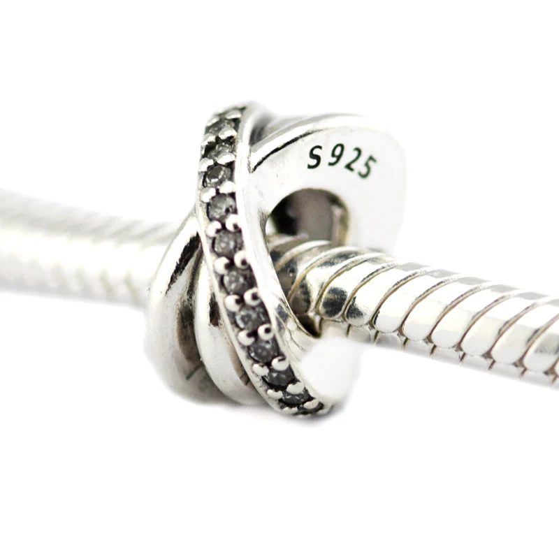 Hot Sale Sterling-Silver-Jewelry 925 Silver Beads Fits Brand Bracelet Galaxy Charm with Clear CZ for Jewelry Making DIY | Украшения и