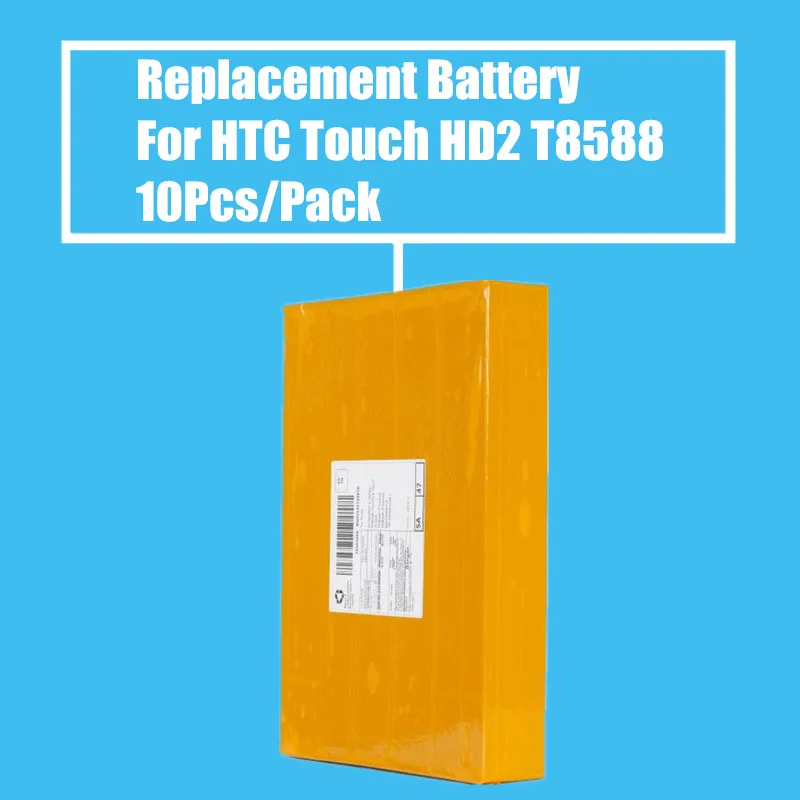New Arrival 10pcs/Pack 1230mah Replacement battery for HTC TOUCH HD2 T8588 T8585 HD7s T9299 T9399 Pro3leo High Quality
New Arrival 10pcs/Pack 1230mah Replacement battery for HTC TOUCH HD2 T8588 T8585 HD7s T9299 T9399 Pro3leo High Quality