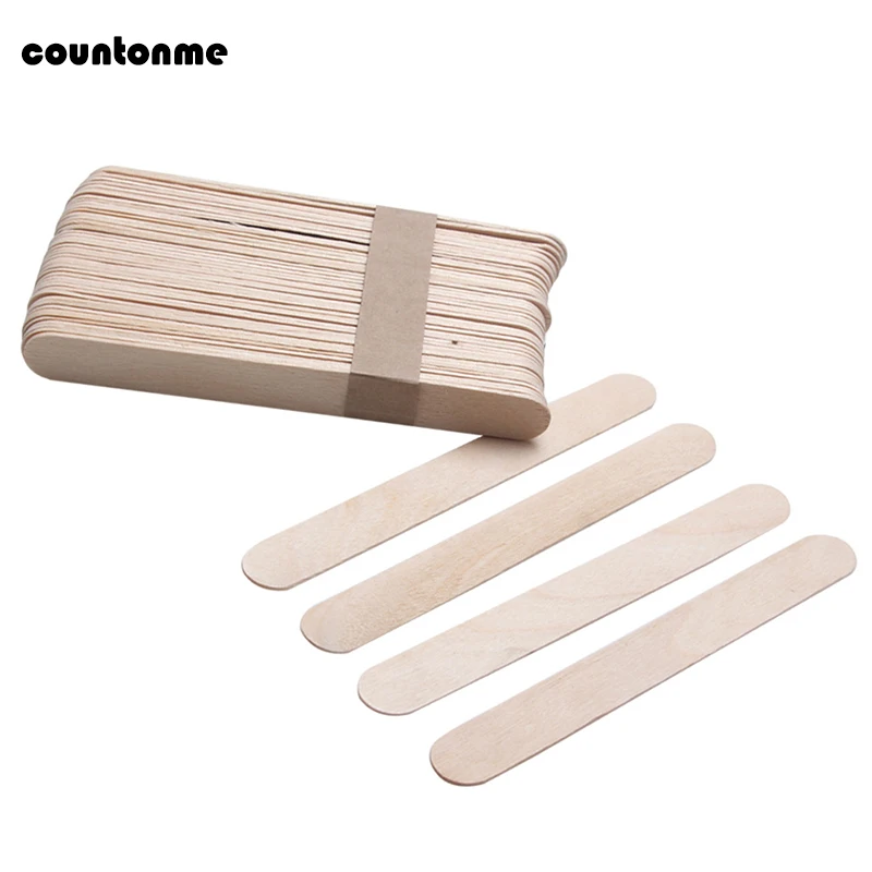 100PCS Disposable Wooden Spatulas Body Hair Removal Sticks Wax Waxing Orange Stick Applicators Facial Manicure Tongue Depressor
100PCS Disposable Wooden Spatulas Body Hair Removal Sticks Wax Waxing Orange Stick Applicators Facial Manicure Tongue Depressor