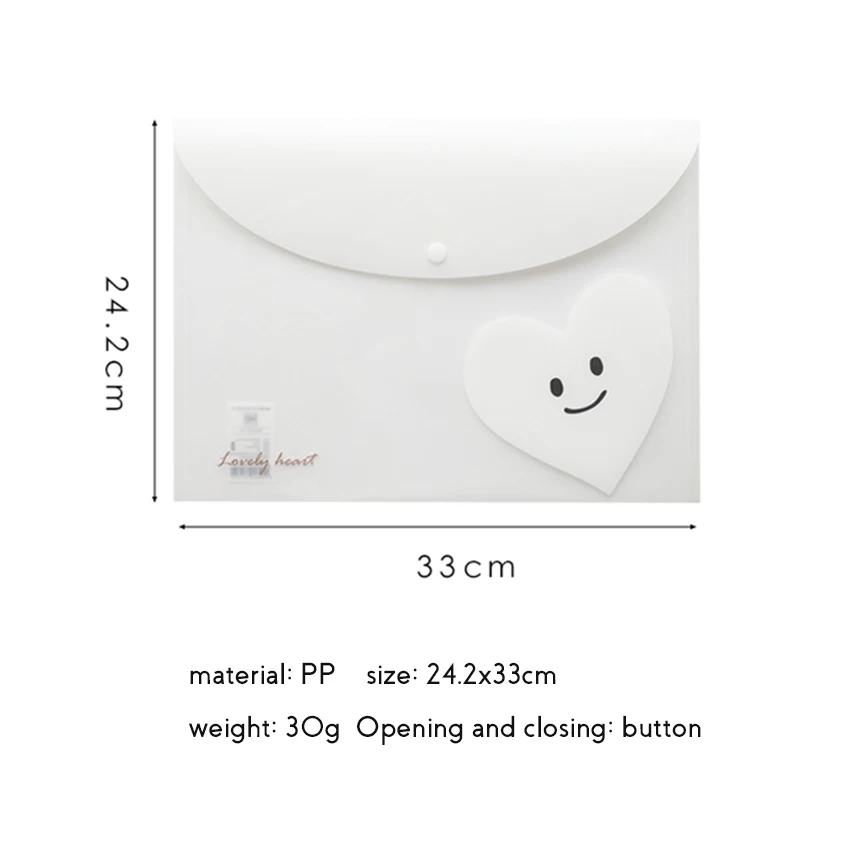 Cute Cartoon A4 Plastic File Bags Student Stationery Test Paper Bag Waterproof Document Storage Bag School Office Supplies
Cute Cartoon A4 Plastic File Bags Student Stationery Test Paper Bag Waterproof Document Storage Bag School Office Supplies