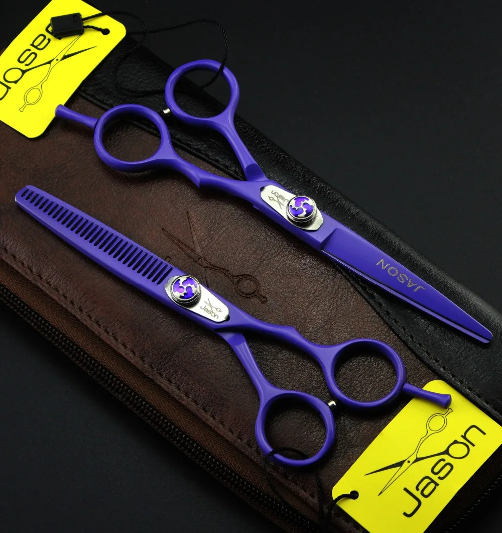 6 inch Brand Jason TOP GRADE Hairdressing Scissors JP 440C Professional Barbers Cutting Scissors Thinning Shears Hair Scissors
6 inch Brand Jason TOP GRADE Hairdressing Scissors JP 440C Professional Barbers Cutting Scissors Thinning Shears Hair Scissors