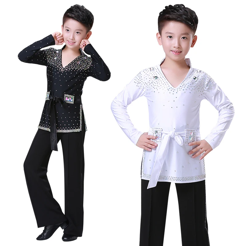 Durable Latin Dance Tops for Children Black White Shirt Ballroom Boy Male Indian Competitive Professional Chacha Garment N7002
Durable Latin Dance Tops for Children Black White Shirt Ballroom Boy Male Indian Competitive Professional Chacha Garment N7002