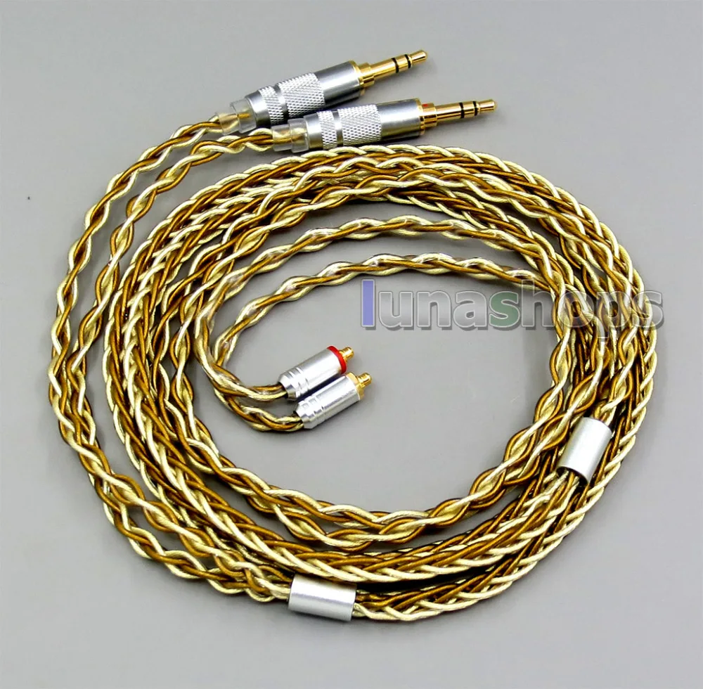 Balanced Pure Silver Gold Plated 8 Cores Cable For Sony PHA-3 Shure SE215 SE315 SE425 SE535 SE846 LN005978
Balanced Pure Silver Gold Plated 8 Cores Cable For Sony PHA-3 Shure SE215 SE315 SE425 SE535 SE846 LN005978