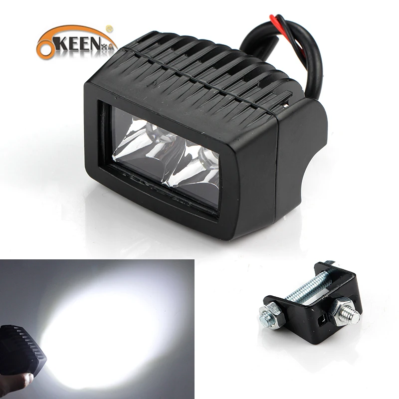 OKEEN 10W 12V Waterproof LED Work Light Bar Spotlight Flood Lamp Offroad LED Work Car Lights 24V White 6000K for Ford Toyota SUV
OKEEN 10W 12V Waterproof LED Work Light Bar Spotlight Flood Lamp Offroad LED Work Car Lights 24V White 6000K for Ford Toyota SUV