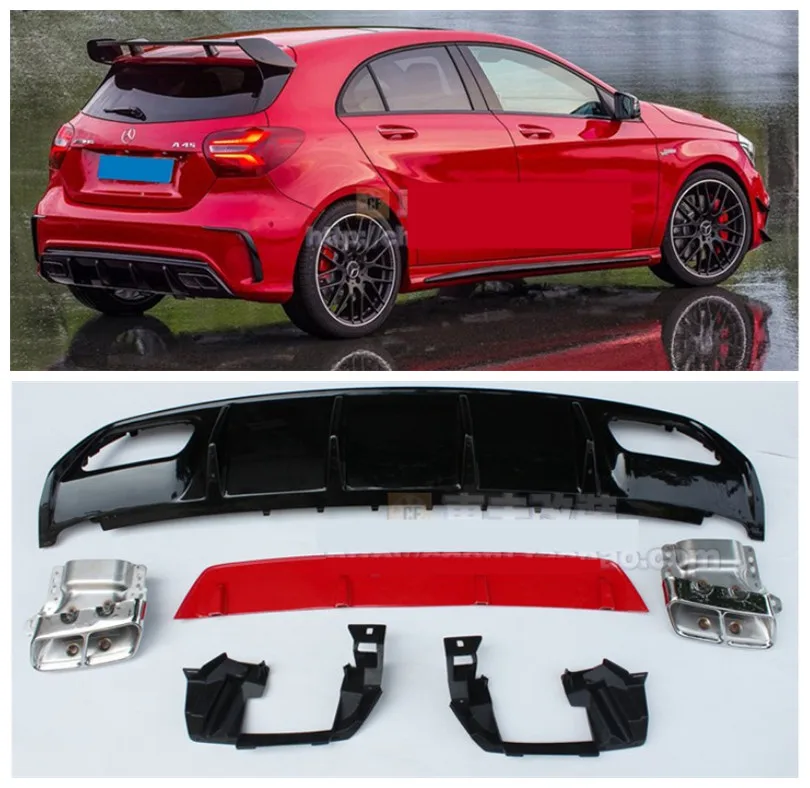 Автомобильный задний спойлер для Mercedes Benz A Class W176 A45 A180 A200 A260 2013 2017