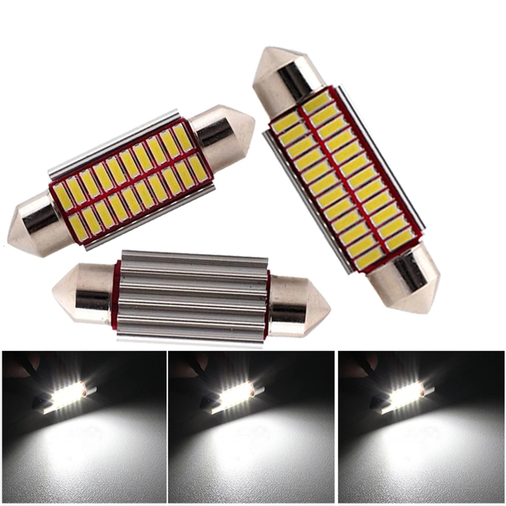 Светодиодная лампа YSY Festoon 31/36/39/41 мм C5W C10W сверхъяркая 4014 SMD Canbus без ошибок Doom для