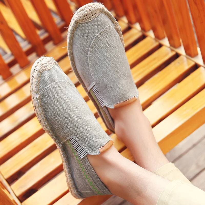 Men's Casual Shoes krasovki Breathable Fashion Soft Hemp Slip On Canvas Shoes Slipony Male Classic Adult Footwear Zapatos Hombre
Men's Casual Shoes krasovki Breathable Fashion Soft Hemp Slip On Canvas Shoes Slipony Male Classic Adult Footwear Zapatos Hombre