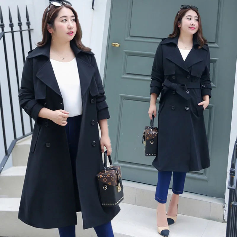 Women's Long Trench Coat Spring Casual Cardigan Women Solid Long Sleeve Turn-down Collar Coat Windbreaker Belt Casaco 2019 A158
Women's Long Trench Coat Spring Casual Cardigan Women Solid Long Sleeve Turn-down Collar Coat Windbreaker Belt Casaco 2019 A158
