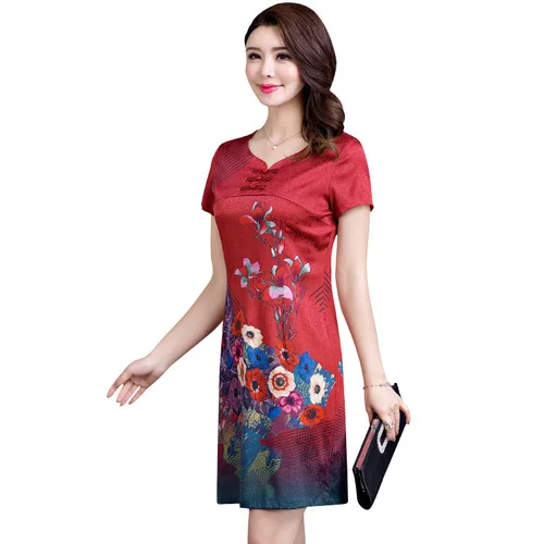 Summer New Middle Age Women Mother Printing Dress Vintage Casual Xxxxl 5xl Plus Size Women Dresses Slim Short Sleeve
Summer New Middle Age Women Mother Printing Dress Vintage Casual Xxxxl 5xl Plus Size Women Dresses Slim Short Sleeve