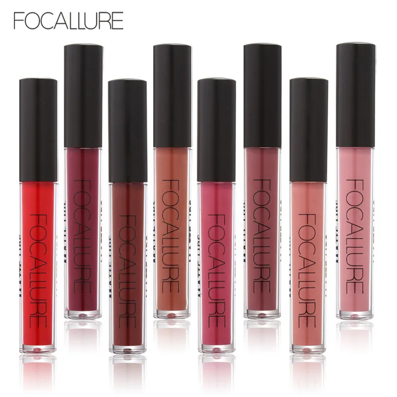 FOCALLURE waterproof matte Liquid lipstick Moisturizer velvet Smooth mate lip stick lasting Lip Gloss Cosmetic Beauty Makeup
FOCALLURE waterproof matte Liquid lipstick Moisturizer velvet Smooth mate lip stick lasting Lip Gloss Cosmetic Beauty Makeup