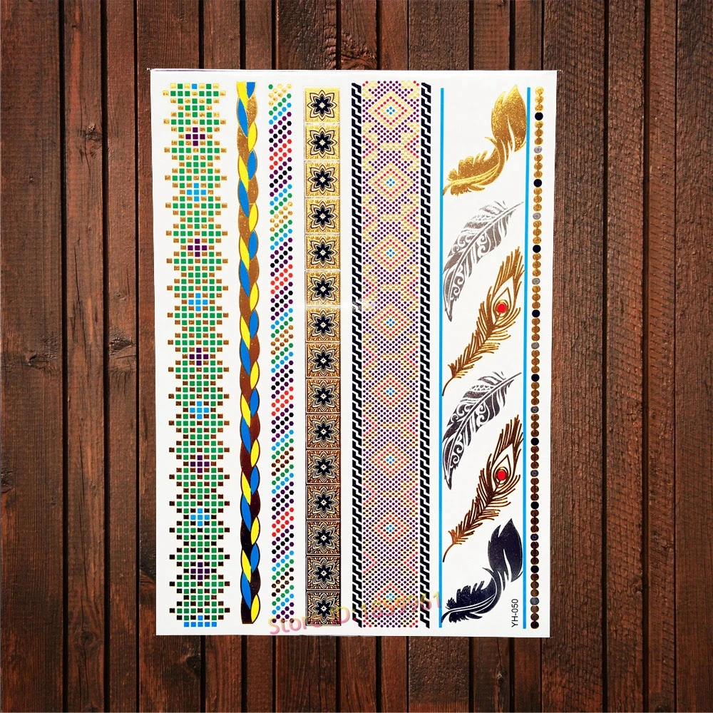 Золотая флэш-тату хной змеиная кожа, 1 шт., временная татуировка Mehndi в летнем стиле, тату с перьями павлина, AYH050, большой размер, ювелирный бра...
Золотая флэш-тату хной змеиная кожа, 1 шт., временная татуировка Mehndi в летнем стиле, тату с перьями павлина, AYH050, большой размер, ювелирный бра...