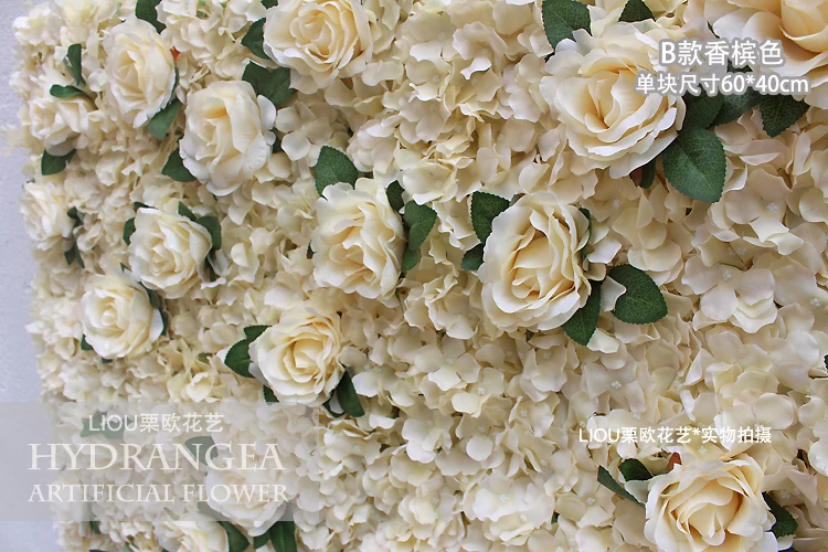 Light Chanpagne Ice Silk Roses With Hydrangeas Wedding Flower Wall Flower Backdrop 2.4M X 2.4M
Light Chanpagne Ice Silk Roses With Hydrangeas Wedding Flower Wall Flower Backdrop 2.4M X 2.4M