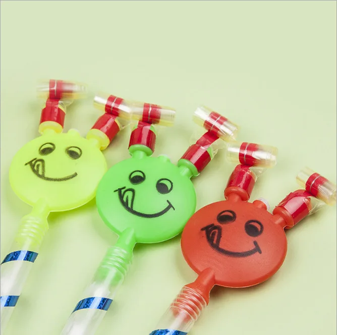 Birthday/Wedding Party toys Whistle Noice Maker Children Toys Smile Face Clown Stall Toys Cartoon Face Novelty Strange
Birthday/Wedding Party toys Whistle Noice Maker Children Toys Smile Face Clown Stall Toys Cartoon Face Novelty Strange
