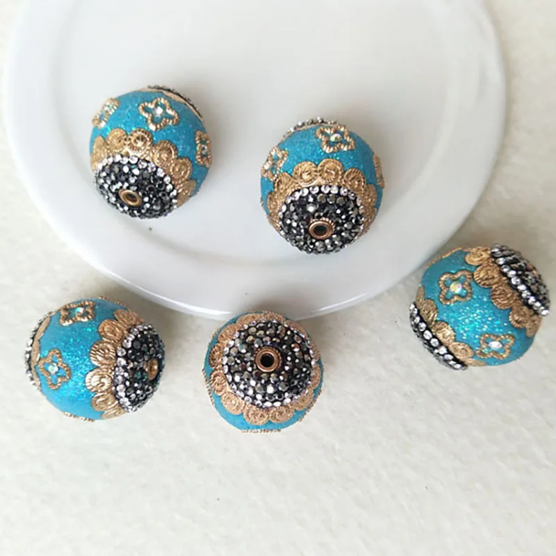 Фото 10 шт. медный кристалл со стразами|beads for diy|spacer beadsfor diy |