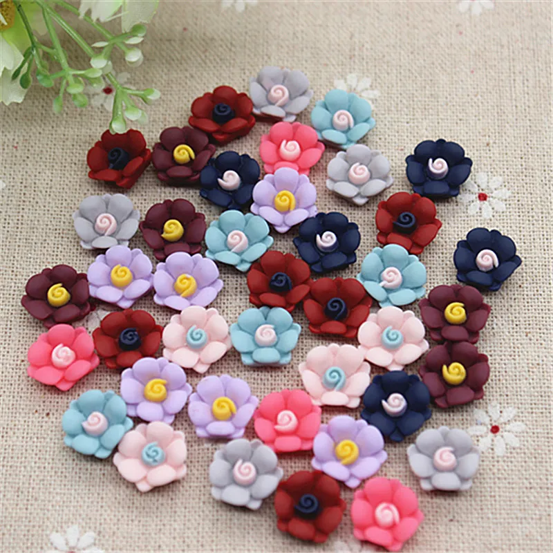 50PCS Mix Colors 13mm New Vintage Resin Little Flowers Flatback Cabochon Embellishment Accessories DIY Scrapbooking Craft Making
50PCS Mix Colors 13mm New Vintage Resin Little Flowers Flatback Cabochon Embellishment Accessories DIY Scrapbooking Craft Making