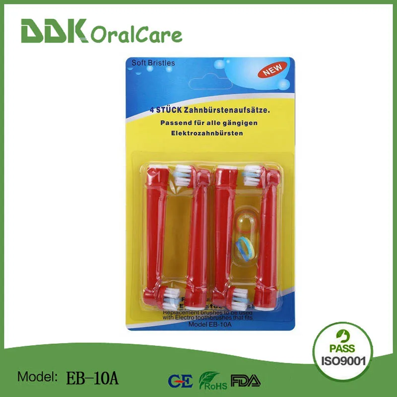 4 шт. EB 10A Электрический дети Зубная щётка для Oral B Pro здоровье этапов средство