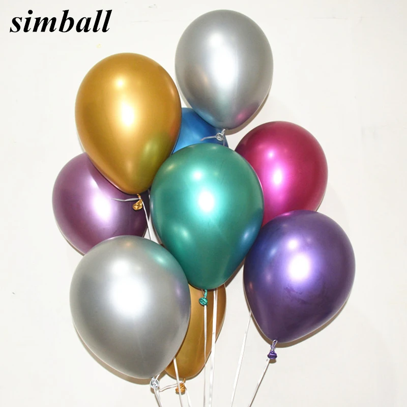 50/100pcs 12inch Latex Chrome Balloon Wedding Baby Shower Birthday Carnival Party Decor Metallic Balloons Supplies Helium Favors
50/100pcs 12inch Latex Chrome Balloon Wedding Baby Shower Birthday Carnival Party Decor Metallic Balloons Supplies Helium Favors