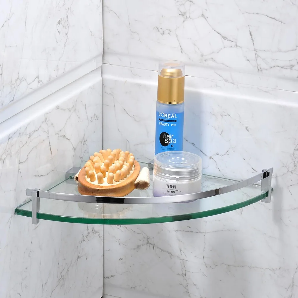 Leyden Chrome 304 Stainless Steel Bathroom Glass Shelf Double Layer Corner Shower Shampoo Soap Cosmetic Storag Bathroom Shelves
Leyden Chrome 304 Stainless Steel Bathroom Glass Shelf Double Layer Corner Shower Shampoo Soap Cosmetic Storag Bathroom Shelves
