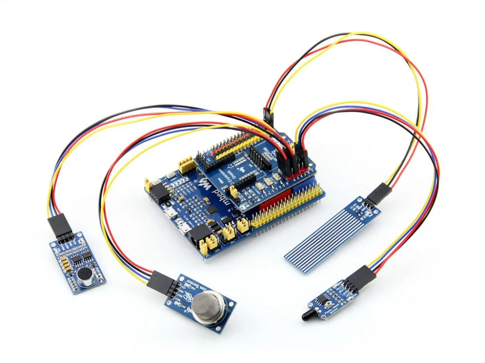XNUCLEO-F103RB Pack A # STM32F103RBT6 STM32 Board + Shield + 14 Sensors Compatible with NUCLEO-F103RB
XNUCLEO-F103RB Pack A # STM32F103RBT6 STM32 Board + Shield + 14 Sensors Compatible with NUCLEO-F103RB