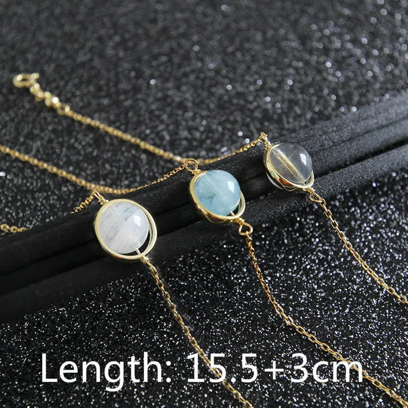 Flyleaf Golden Thin Chain Moonstone Ball Charm Bracelet For Women 2018 New Trend 925 Sterling Silver Fasion Jewellery
Flyleaf Golden Thin Chain Moonstone Ball Charm Bracelet For Women 2018 New Trend 925 Sterling Silver Fasion Jewellery