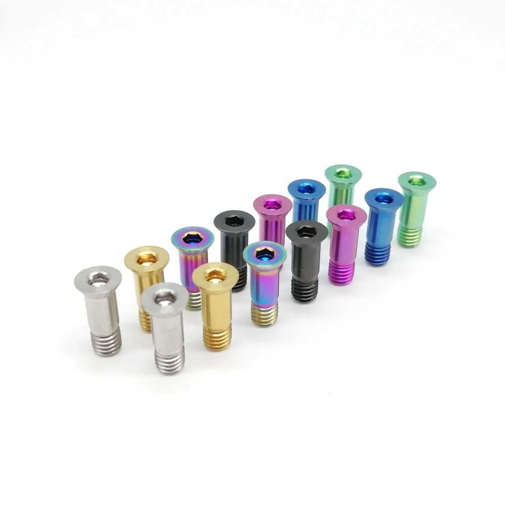 2PCS M5x14.2mm Bicycle Rear Derailleur Bolt Titanium Bolt Jockey Wheel Bolt MTB Bike Guide Roller Bolt Screw
2PCS M5x14.2mm Bicycle Rear Derailleur Bolt Titanium Bolt Jockey Wheel Bolt MTB Bike Guide Roller Bolt Screw