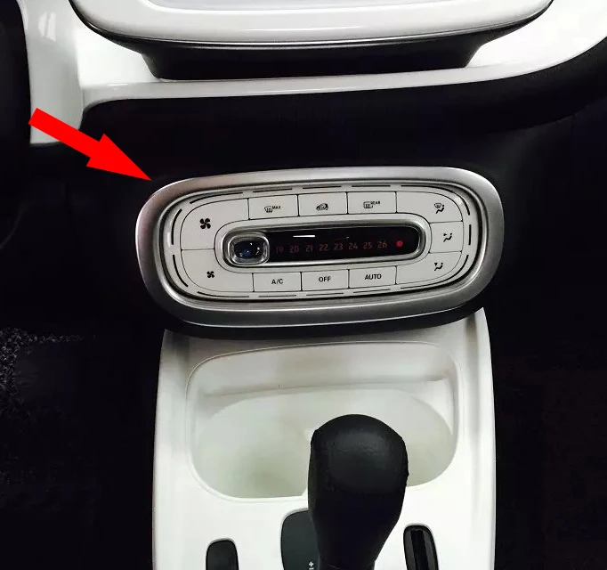 For Benz Smart Fortwo 2014 2015 2016 2017 ABS pearl Chrome Air-condition Switch Around Cover Trim Car Accessories Stickers W4
For Benz Smart Fortwo 2014 2015 2016 2017 ABS pearl Chrome Air-condition Switch Around Cover Trim Car Accessories Stickers W4