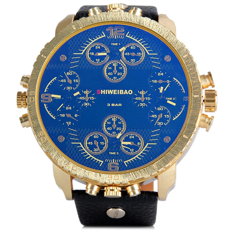 SHIWEIBAO New Top Brand Luxury Mens cool Watches Male Clocks Date Sport Military Clock Leather Strap Quartz Business Men Watches
SHIWEIBAO New Top Brand Luxury Mens cool Watches Male Clocks Date Sport Military Clock Leather Strap Quartz Business Men Watches