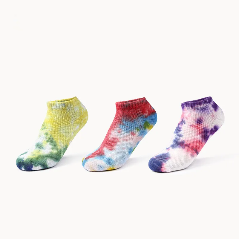 Summer Japanese Harajuku Colorful Breathable Ankle Socks Hip hop Woemen Men Tie-dye Sweat-absorbent Cotton Low Cut Socks No Show
Summer Japanese Harajuku Colorful Breathable Ankle Socks Hip hop Woemen Men Tie-dye Sweat-absorbent Cotton Low Cut Socks No Show