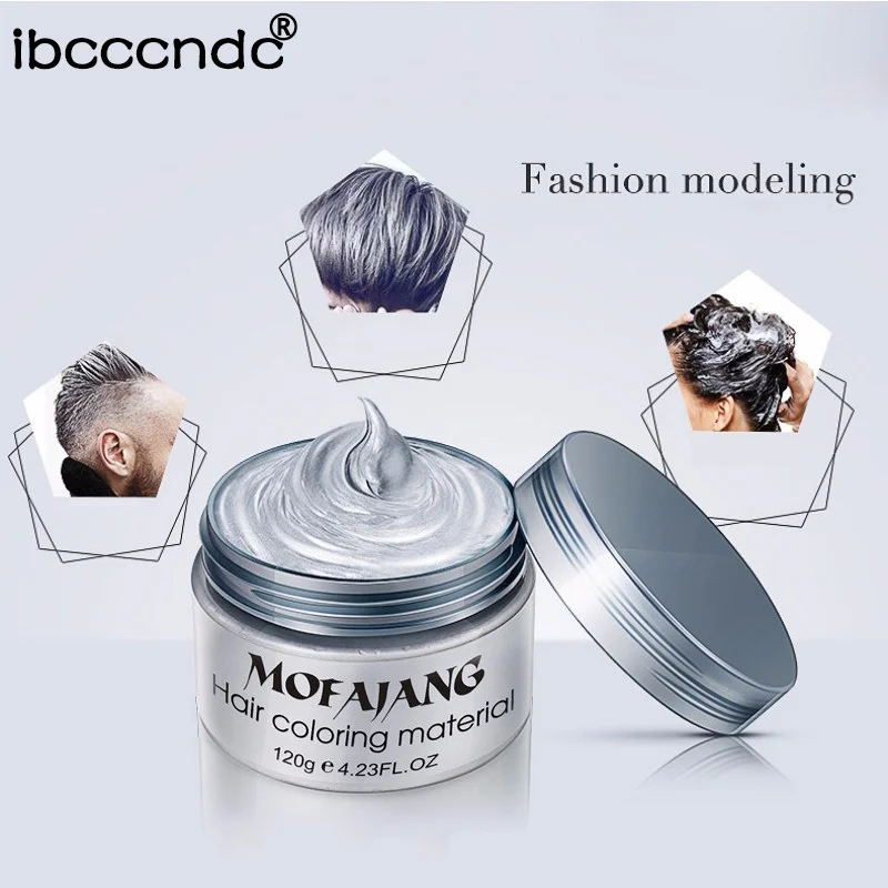 1 pc Unisex Color Hair Wax Dye One-time Molding Paste Burgundy Grandma Gray Green Hair Dye Wax 120g Hair Salon
1 pc Unisex Color Hair Wax Dye One-time Molding Paste Burgundy Grandma Gray Green Hair Dye Wax 120g Hair Salon
