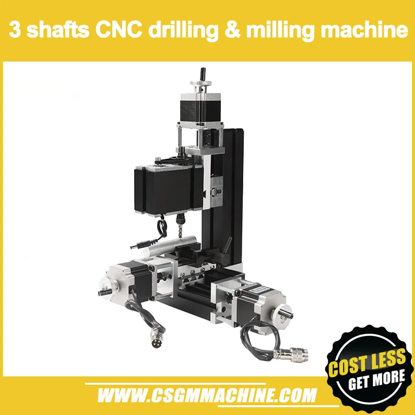 TZC20005M Мини Металл 3 вала CNC сверлильный и фрезерный станок/Mach3 DIY станок|Дрель| |