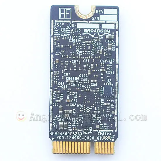 BCM94360CS2 Wireless-AC + Bluetooth4.0 802.11ac AirPort WiFi Card 13" Air A1465 A1466 MD711 MD712 MD760 761 Laptop Network Card
BCM94360CS2 Wireless-AC + Bluetooth4.0 802.11ac AirPort WiFi Card 13" Air A1465 A1466 MD711 MD712 MD760 761 Laptop Network Card