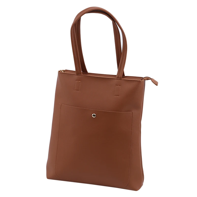 Simple Women Handbag Fashion Solid Color Large Capacity Shoulder Bags PU Leather Message Bag Women Top-handle Bags
Simple Women Handbag Fashion Solid Color Large Capacity Shoulder Bags PU Leather Message Bag Women Top-handle Bags
