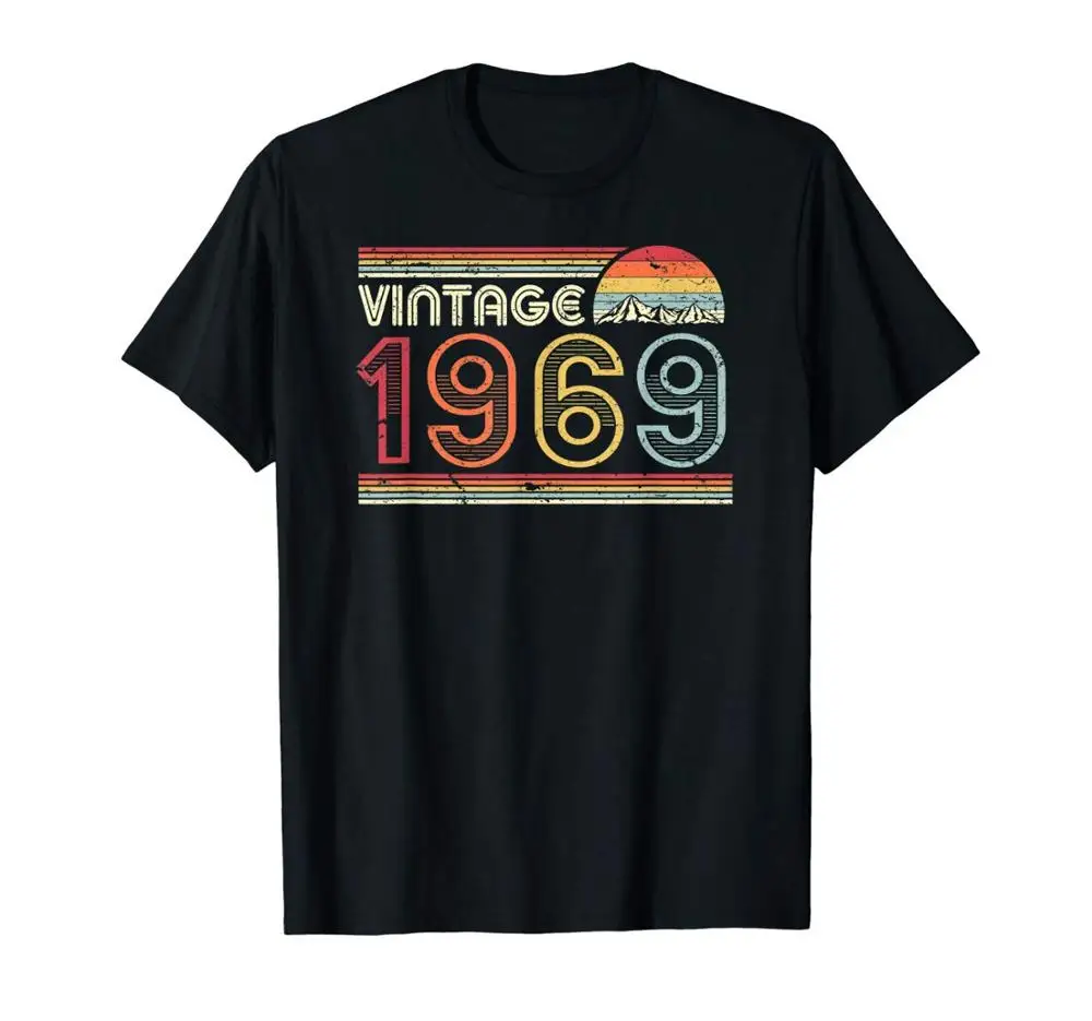 50Th Birthday Gift T Shirt. Classic, Vintage 1969 Shirt. Brand 2019 New Fashion Man Cotton Men's Slim Clothing Cartoon T Shirts
50Th Birthday Gift T Shirt. Classic, Vintage 1969 Shirt. Brand 2019 New Fashion Man Cotton Men's Slim Clothing Cartoon T Shirts
