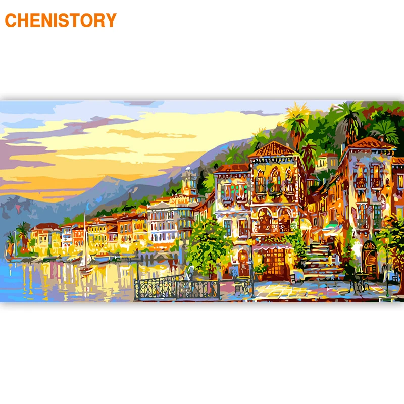 CHENISTORY 60x120cm Large Size Frame DIY Painting By Numbers Seaside Night Scene Landscape Acrylic Paint By Numbers For Home Art
CHENISTORY 60x120cm Large Size Frame DIY Painting By Numbers Seaside Night Scene Landscape Acrylic Paint By Numbers For Home Art