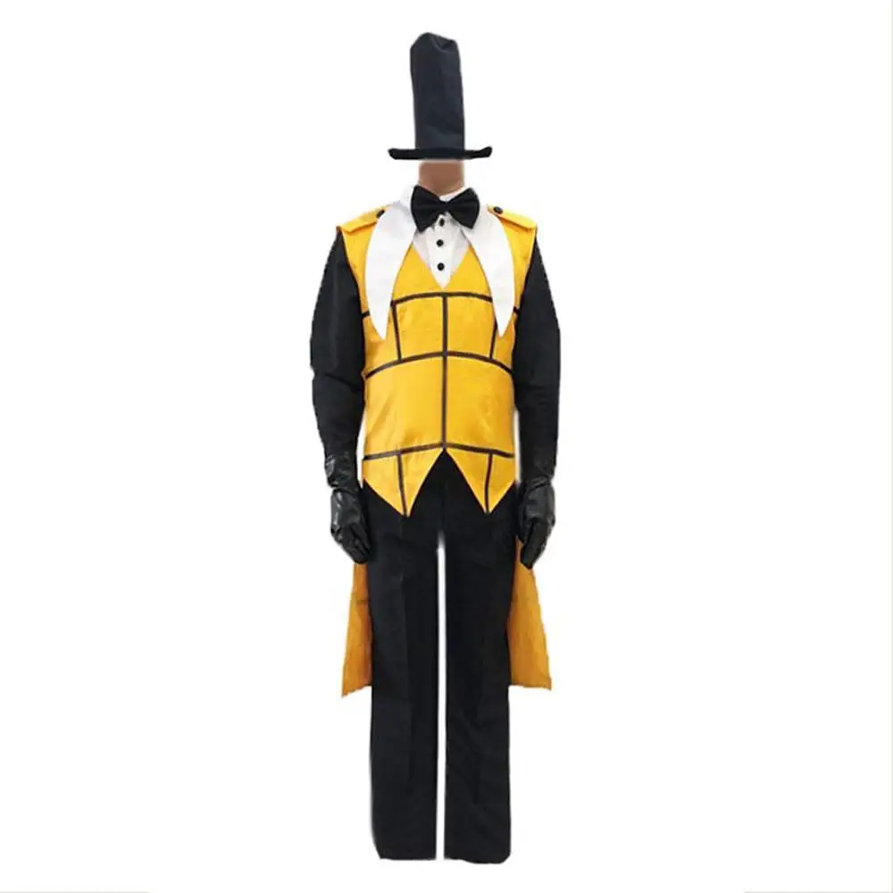 Cosplay Bill Cipher Costume Bill and Will Outfit Adult Halloween Carnival Costumes Custom
Cosplay Bill Cipher Costume Bill and Will Outfit Adult Halloween Carnival Costumes Custom