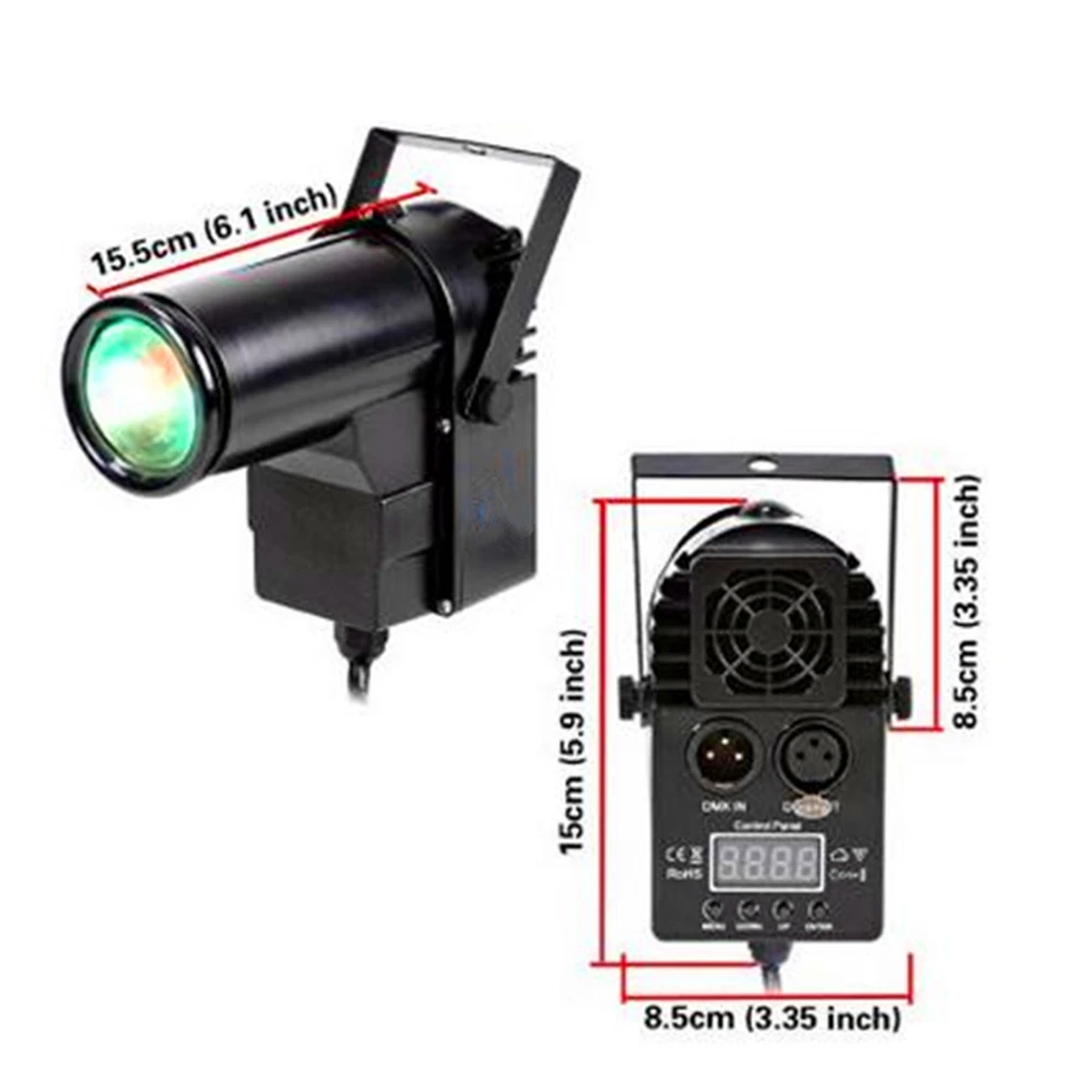 2pcs/lot 10W LED Pinspot Light DMX512 RGBW Beam Effect Stage Lighting Remote Control DJ LED Spot Light Pub Bar Party Spotlight
2pcs/lot 10W LED Pinspot Light DMX512 RGBW Beam Effect Stage Lighting Remote Control DJ LED Spot Light Pub Bar Party Spotlight